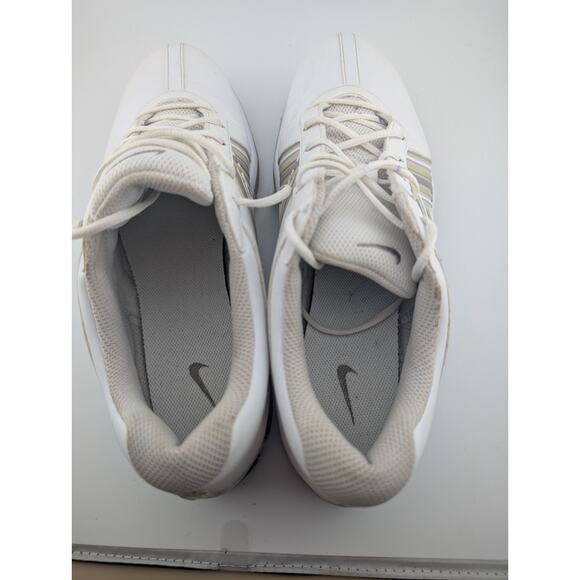 Nike Delight Women's Size 8.5 Golf Shoes White Grey Sneakers 549583-100 - Picture 9 of 10